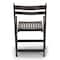 Atlas Commercial Products Wood Slatted Folding Chair, Antique Black WSFC4DK - alternate 7